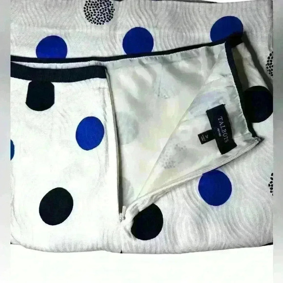 Talbots Petites Polka Dot Skirt - Picture 5 of 8